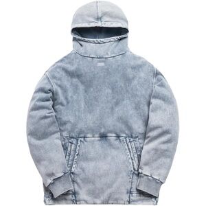 Kith double pocket Light Blue Washed Hoodie